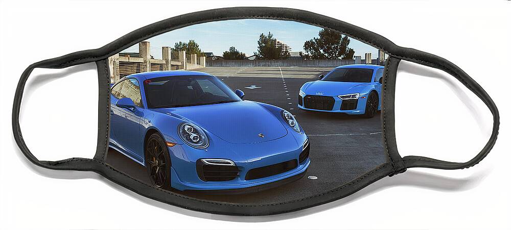 Cars Face Mask featuring the photograph #Porsche 911 #Turbo S #Print #19 by ItzKirb Photography
