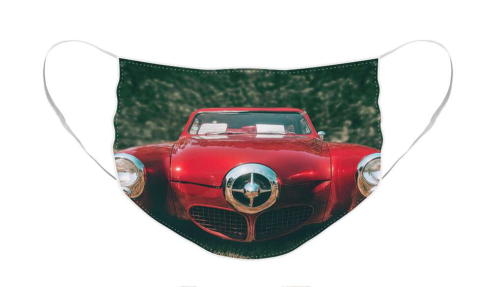 Vehicle Face Mask featuring the photograph 1950 Studebaker by Scott Norris