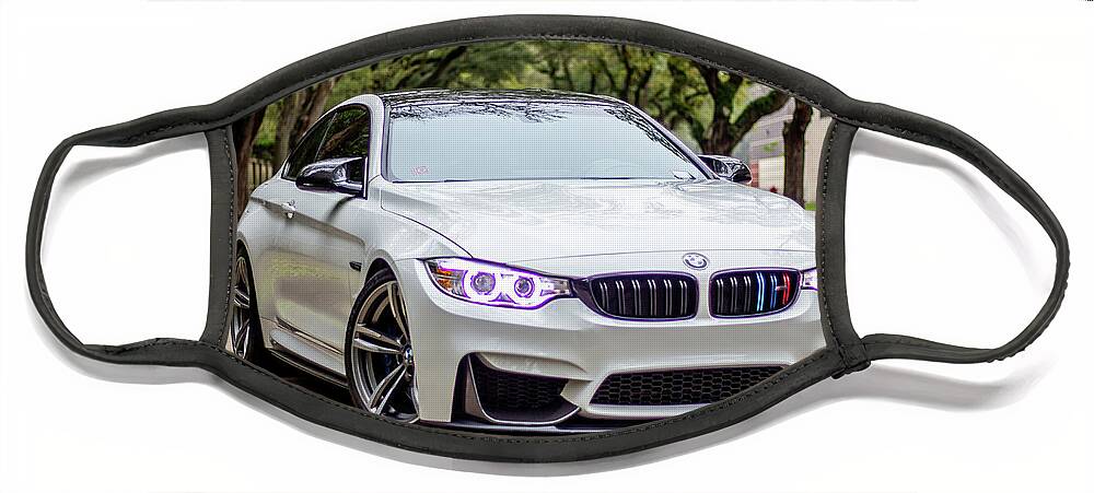 Car Bmw M4 Face Mask featuring the photograph Bmw M4 #2 by Rocco Silvestri