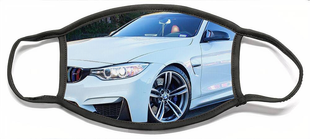 Bmw M4 Face Mask featuring the photograph Bmw M4 by Rocco Silvestri