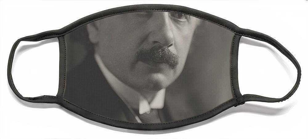 1921 Face Mask featuring the photograph Albert Einstein, German-american by Science Source