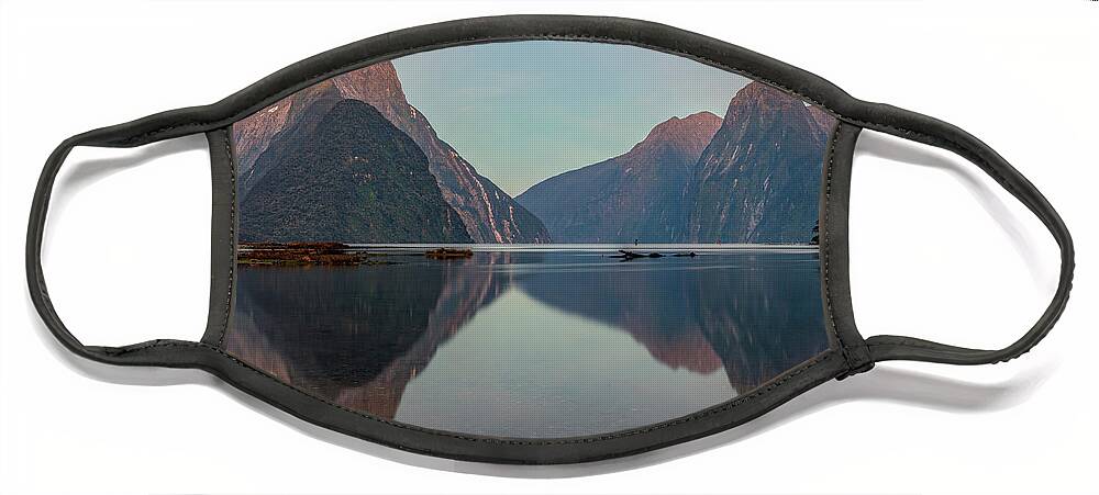 Milford Sound Face Mask featuring the photograph Milford Sound - New Zealand #8 by Joana Kruse