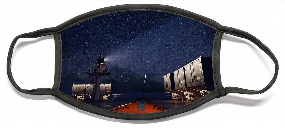 Star Face Mask featuring the photograph Alliance Fairfax Starry Night by William Dickman