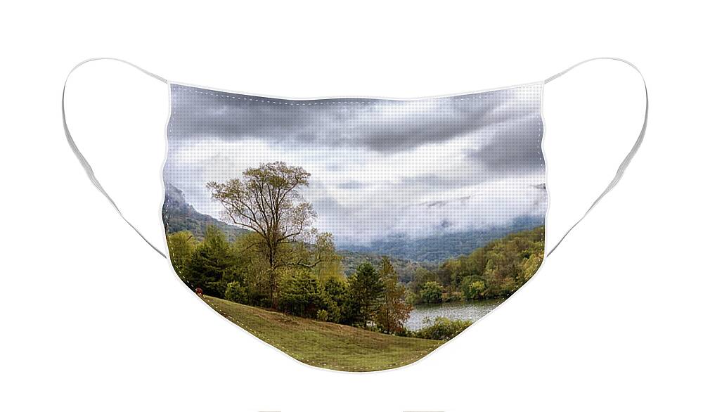 River Face Mask featuring the photograph Along the Tennessee River Gorge by Susan Rissi Tregoning