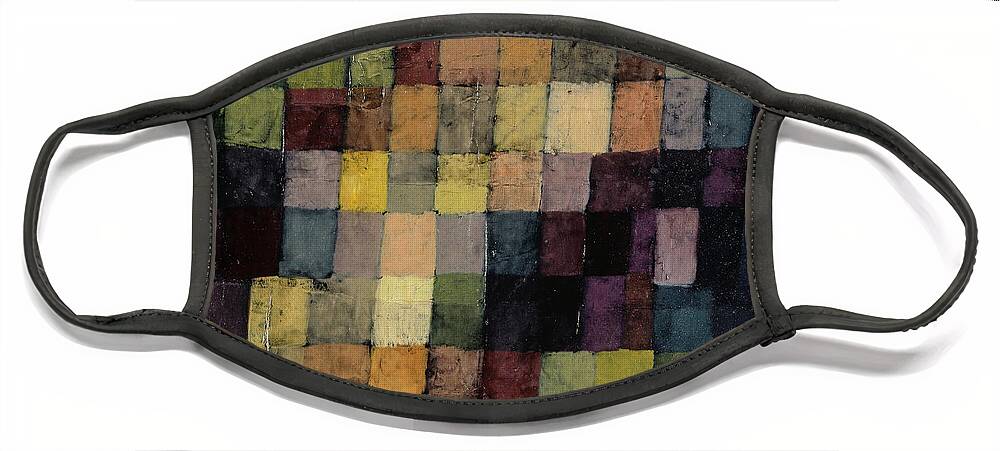 Paul Klee Face Mask featuring the painting Ancient Sound by Paul Klee