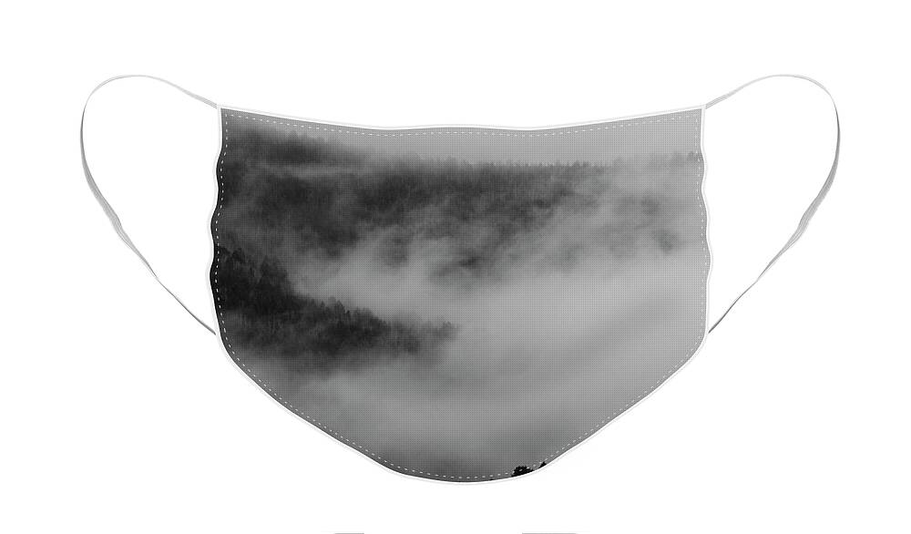 Fog Face Mask featuring the photograph Approaching Colorado Snowstorm by Steven Krull