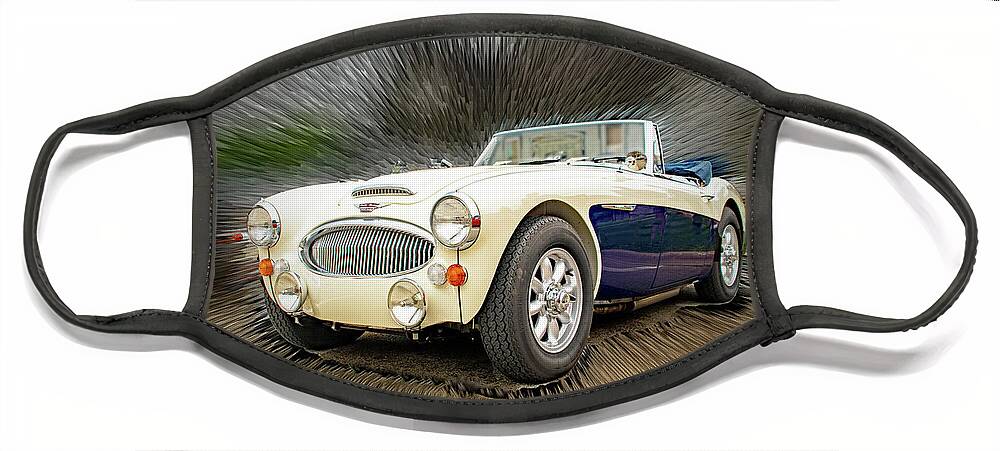 Car Face Mask featuring the photograph Austin Healey 3000MKIII by Ira Marcus