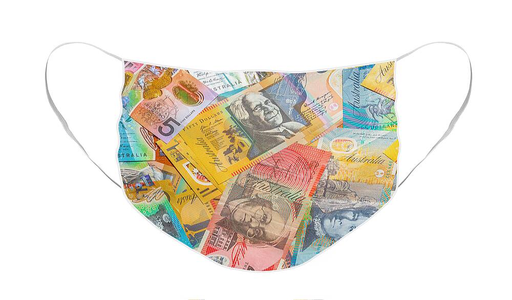 Australian dollars Face Mask for Sale by Benny Marty
