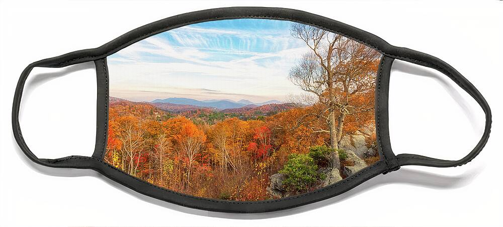 Autumn Afternoon Face Mask featuring the photograph Autumn Afternoon by Russell Pugh