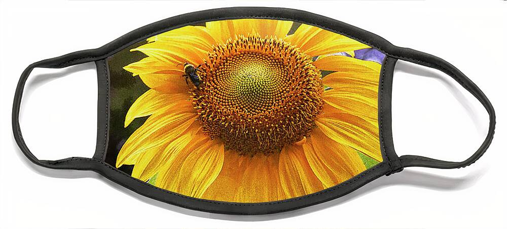 Sunflower Face Mask featuring the photograph Be the Sunshine by Ola Allen
