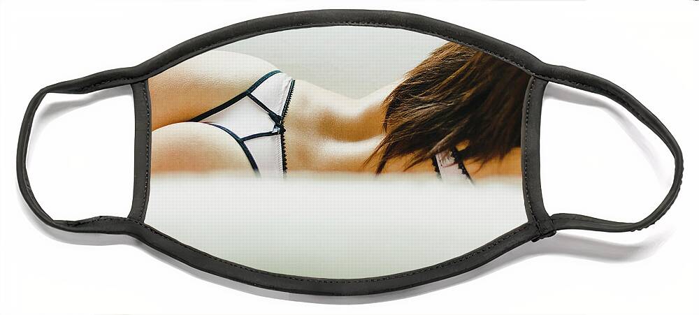 Beauty girl with black thong panties, showing sexy ass. Back view Poster by  Joaquin Corbalan - Fine Art America