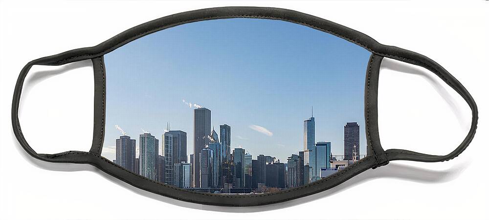 Chicago Face Mask featuring the photograph Chicago Harbor by Framing Places