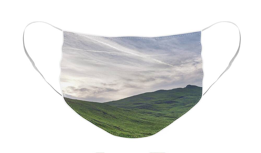 Ashbourne Walk Face Mask featuring the photograph Clouds over Thorpe Cloud by Scott Lyons