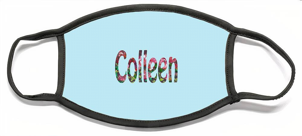 Colleen Face Mask featuring the digital art Colleen by Corinne Carroll