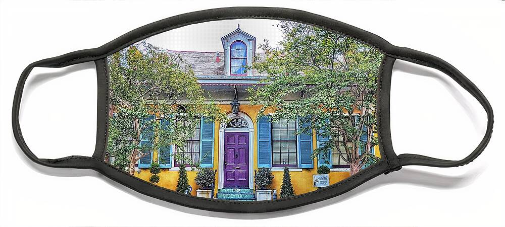 New Orleans Face Mask featuring the photograph Colorful NOLA by Portia Olaughlin