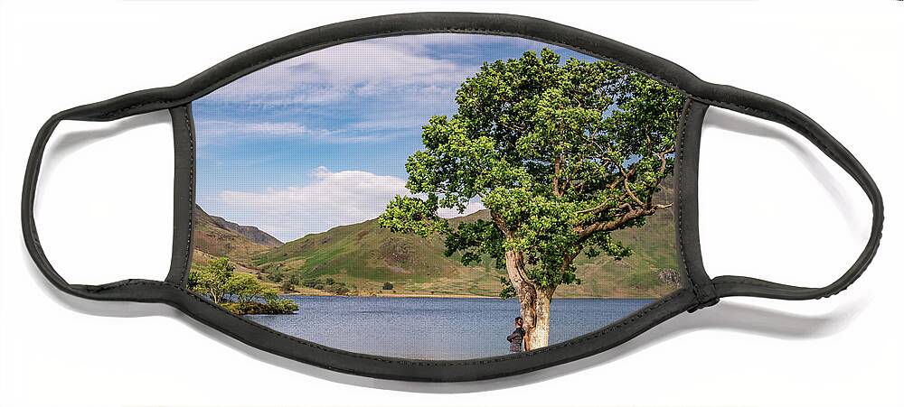Lake District Face Mask featuring the photograph Crummock Water View by Framing Places