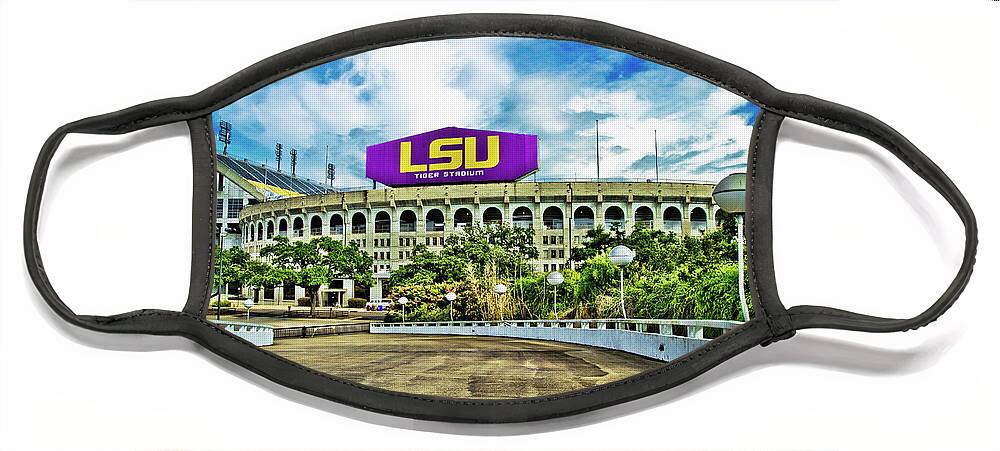Lsu Face Mask featuring the photograph Death Valley by Scott Pellegrin