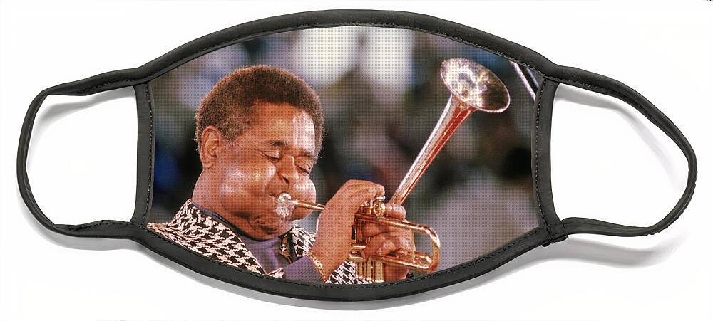Celebrity Face Mask featuring the photograph Dizzy Gillespie by Brock May