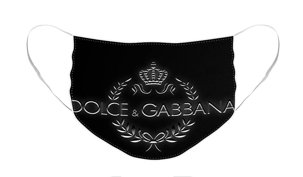 Dolce And Gabbana Face Mask featuring the photograph Dolce And Gabbana Black Edition by Ricky Barnard