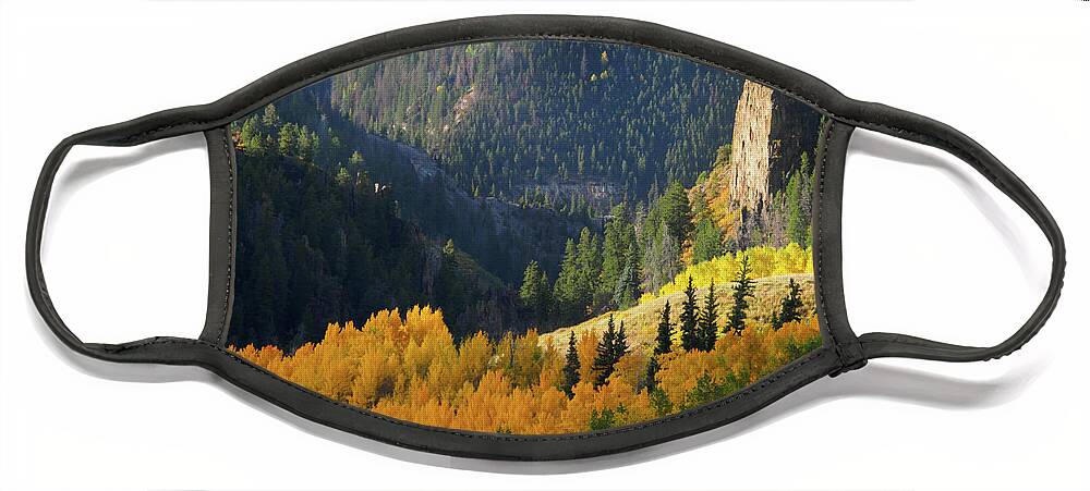 Aspens Face Mask featuring the photograph Early Morning Light by Johnny Boyd