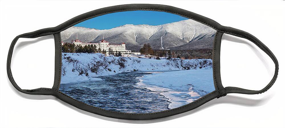 Omni Face Mask featuring the photograph Frosty Omni Winter by White Mountain Images