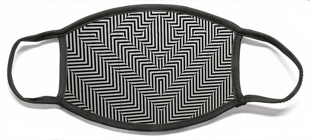 Backgrounds Face Mask featuring the photograph Geometric Pattern by Martin Smith