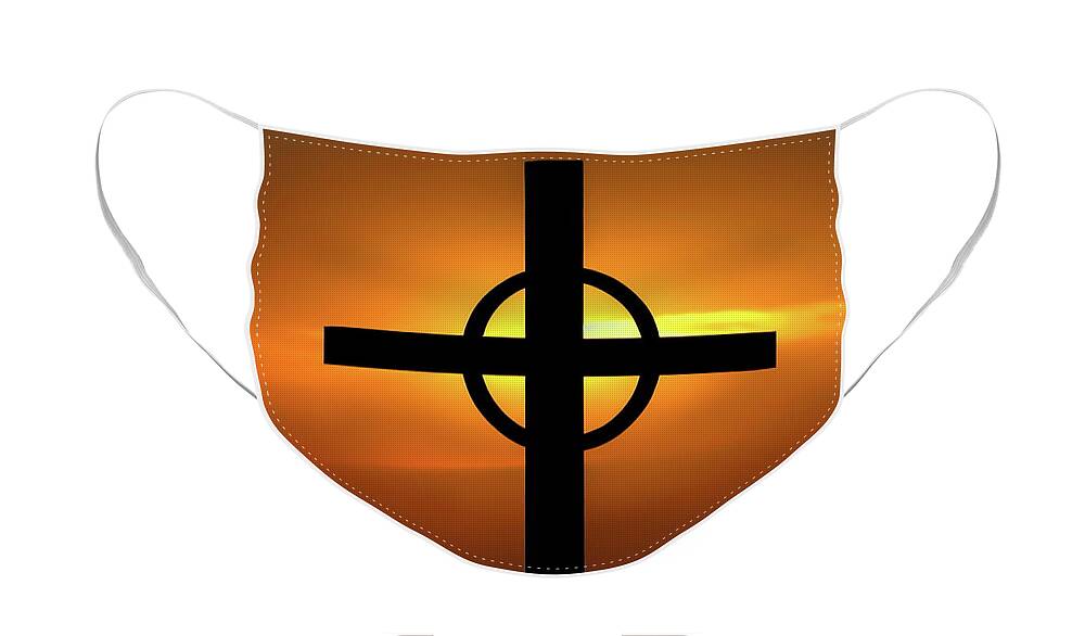 Sunset Face Mask featuring the photograph He Is Risen Indeed by Dale Kauzlaric