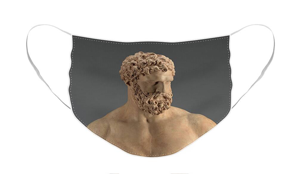 Hercules, Face Mask by John Michael Rysbrack Or Rijsbrack - Pixels