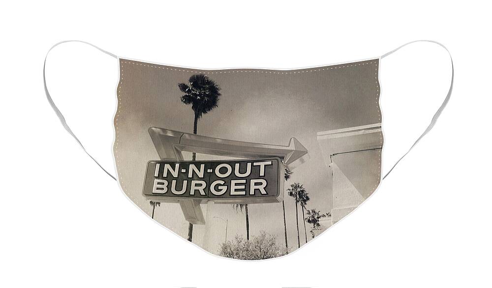 California Face Mask featuring the photograph Hollywood Burgers by Lenore Locken
