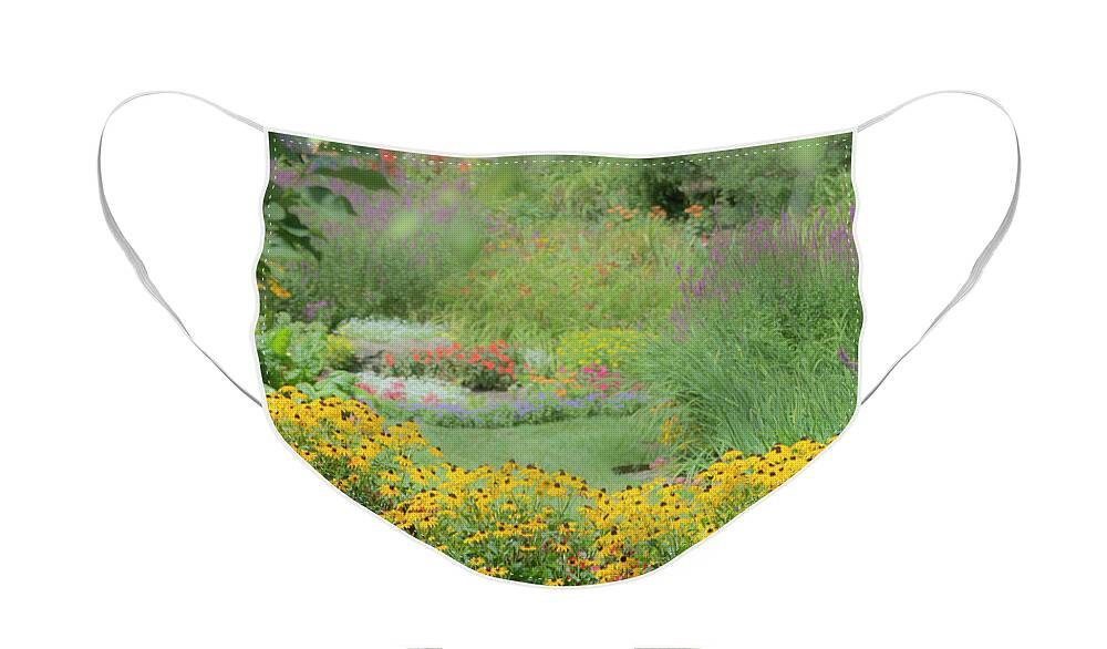 Flowers Face Mask featuring the photograph In My Dreams I Live Here by Diane Lindon Coy