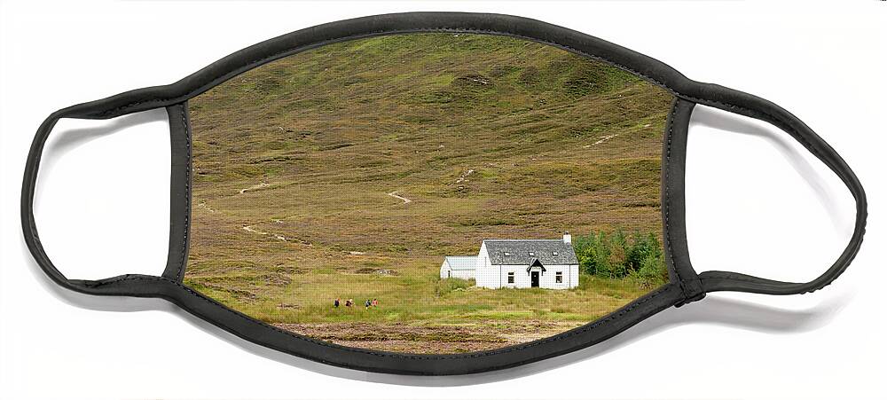 Guesthouse Face Mask featuring the photograph Lonely House in Scotland by Michalakis Ppalis