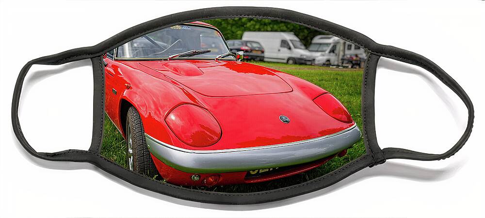 Lotus Face Mask featuring the photograph Lotus Elan SE S3 Coupe by Adrian Evans