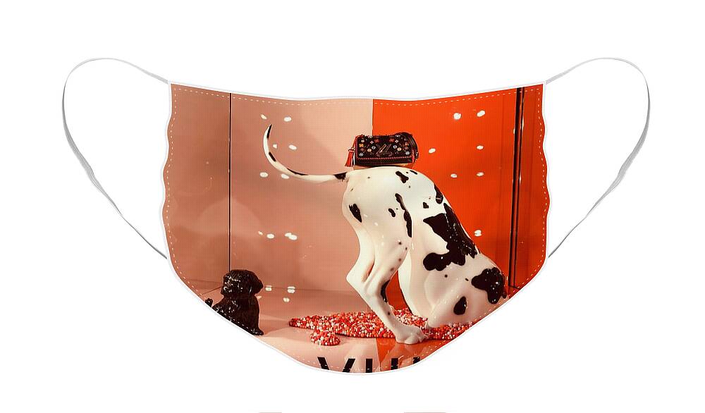 Louis Vuitton Signature Dog Face Mask for Sale by Funkpix Photo Hunter