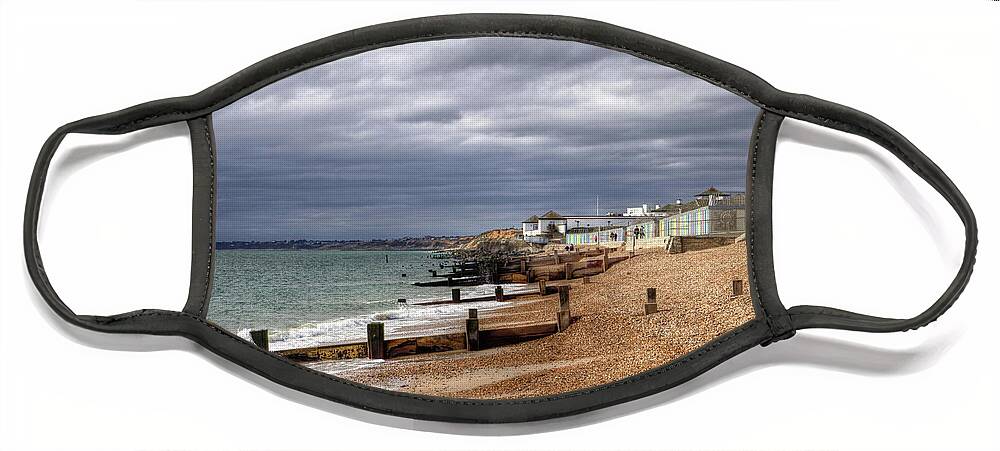 Milford On Sea Face Mask featuring the photograph Milford On Sea by Jeff Townsend