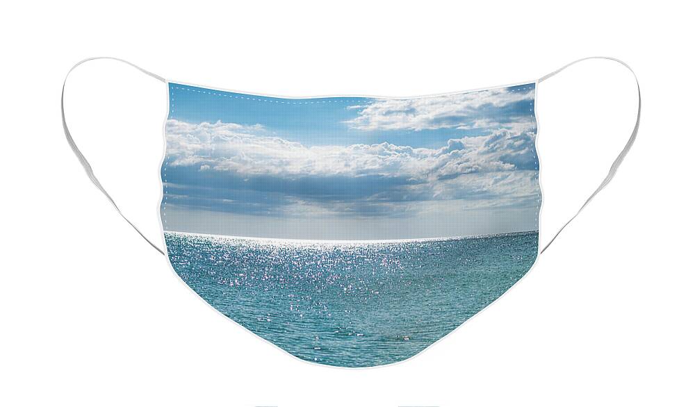 Ocean Face Mask featuring the photograph My Heaven by Mary Ann Artz