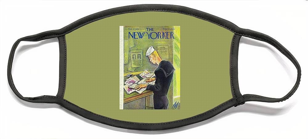 New Yorker February 14th 1942 Face Mask