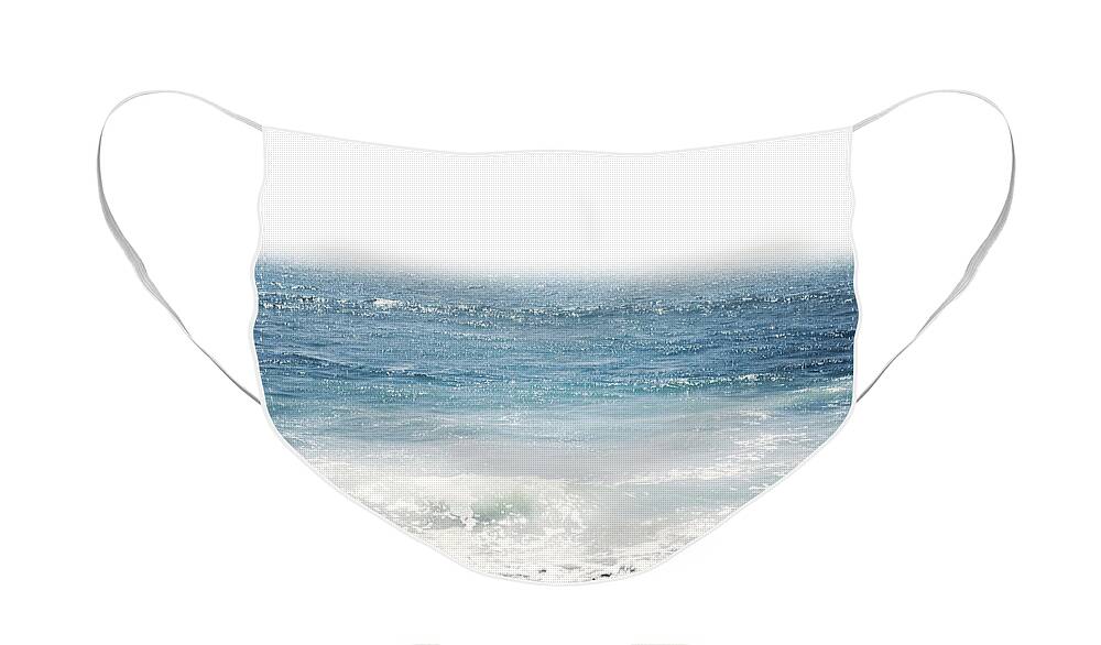Ocean Face Mask featuring the photograph Ocean Dreams- Art by Linda Woods by Linda Woods