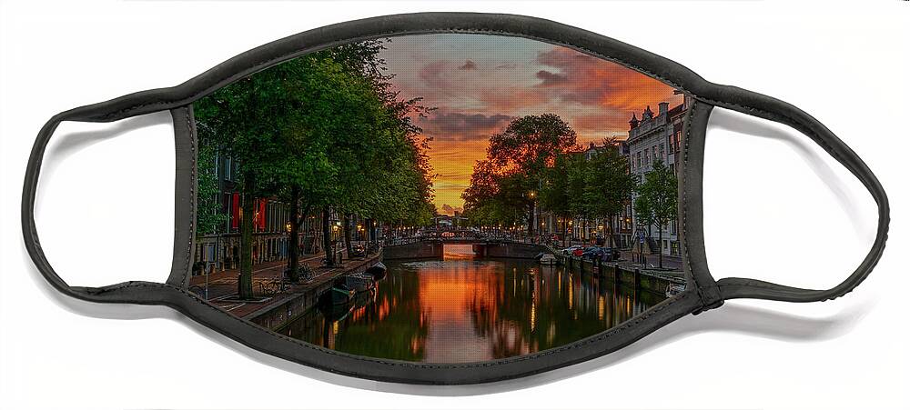 Amsterdam Face Mask featuring the photograph Orange Delight by Brian Kamprath
