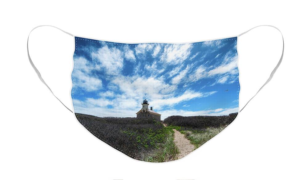 Rhode Island Face Mask featuring the photograph Path To North Light by Michael Ver Sprill
