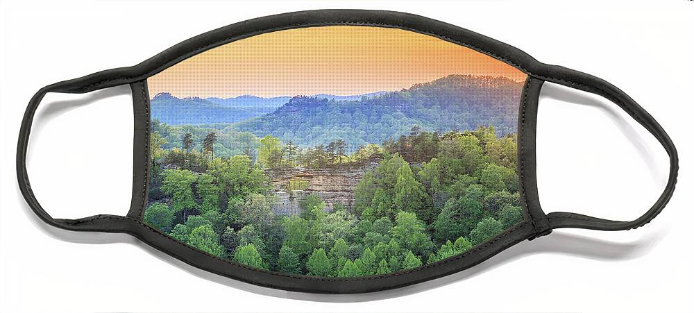 America Face Mask featuring the photograph Red River Gorge by Alexey Stiop