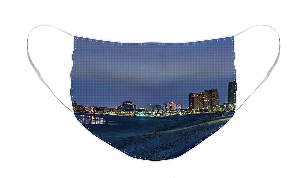 Revere Face Mask featuring the photograph Revere Beach Summer Evening Revere MA by Toby McGuire