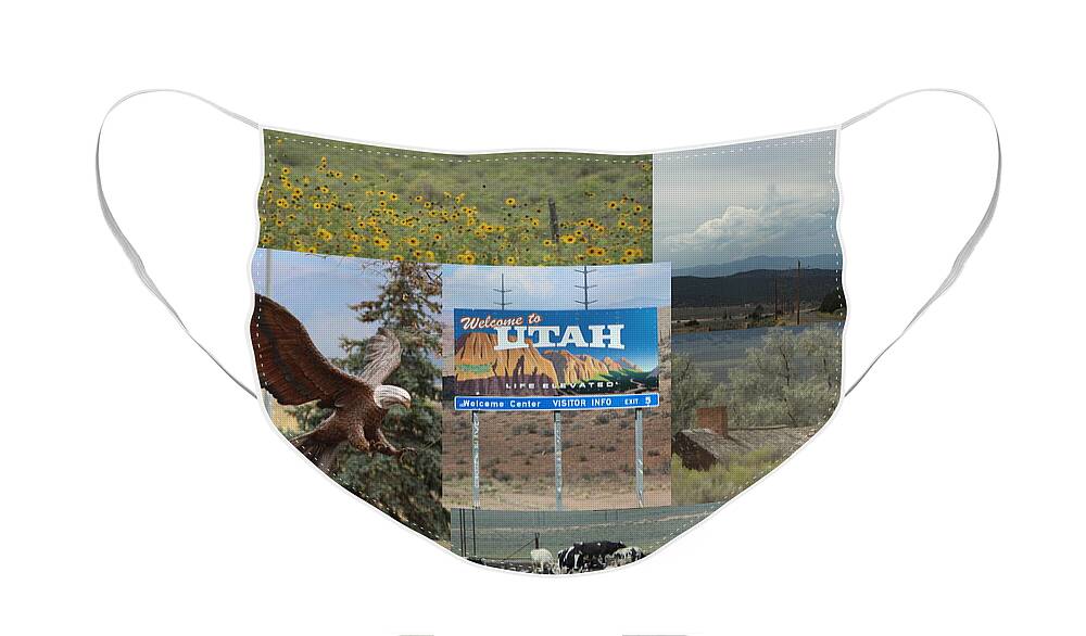 Utah Face Mask featuring the photograph Road Trip Through Utah on Highway 15 by Colleen Cornelius