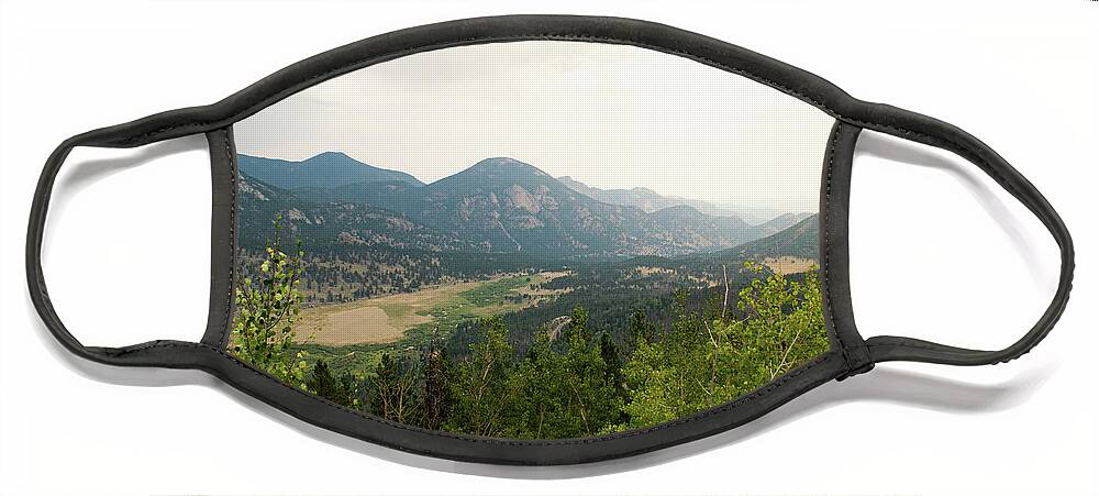 Mountain Face Mask featuring the photograph Rocky Mountain Overlook by Nicole Lloyd
