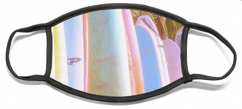 Surfboards Face Mask featuring the photograph Soft and Light 8 by Becqi Sherman