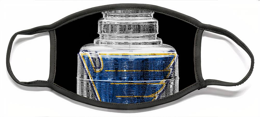 Stanley Cup Face Mask featuring the photograph Stanley Cup St Louis by Andrew Fare