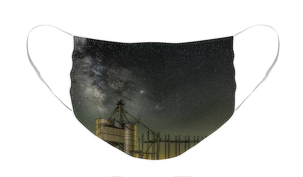 Milky Way Face Mask featuring the photograph Star Seed 1 by James Clinich