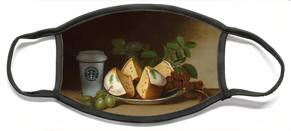 Man Face Mask featuring the painting Still Life Life by Tony Rubino