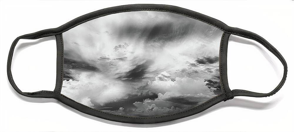 Clouds Face Mask featuring the photograph Stormy 2 by David Pratt