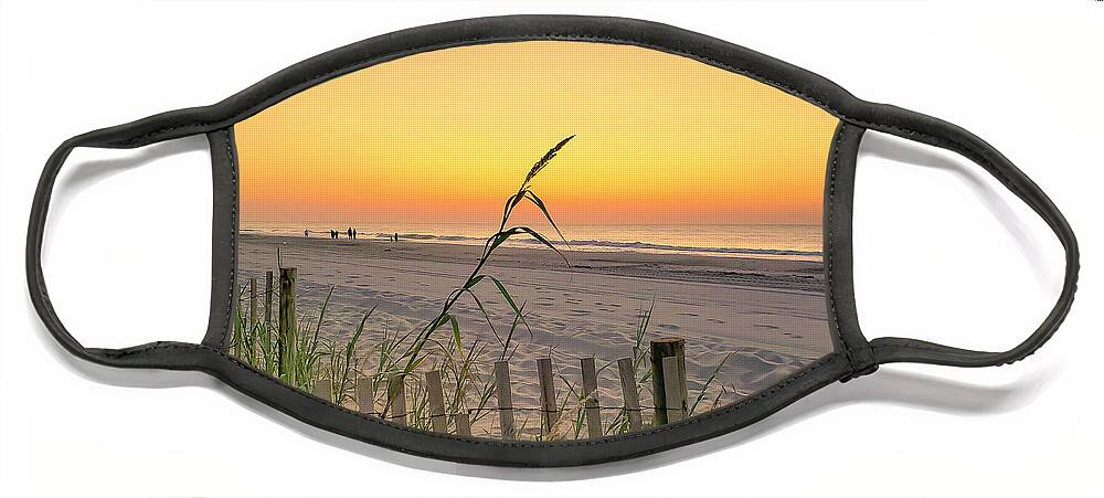 Sun Face Mask featuring the photograph Sun rising by Darrell Foster