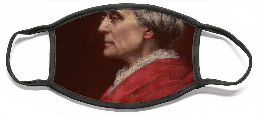 1895 Face Mask featuring the photograph Susan B. Anthony, American Civil Rights by Science Source